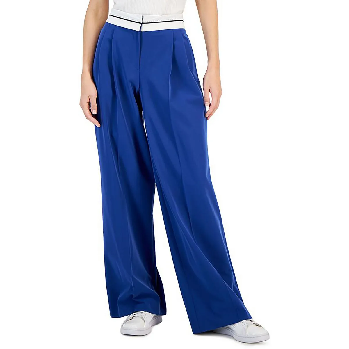 Hugo Womens High Waist Big Legs Trouser Pants