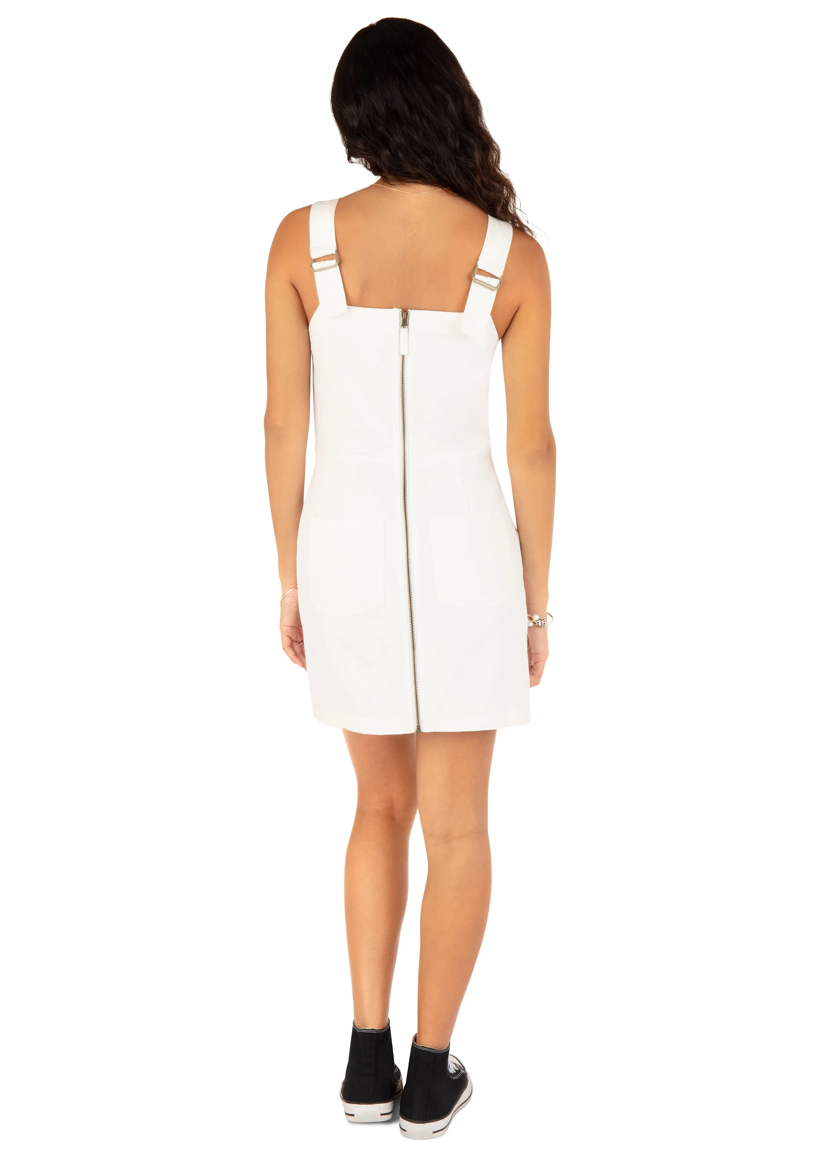 Hurley Tango light weight denim dress hu025d4 white