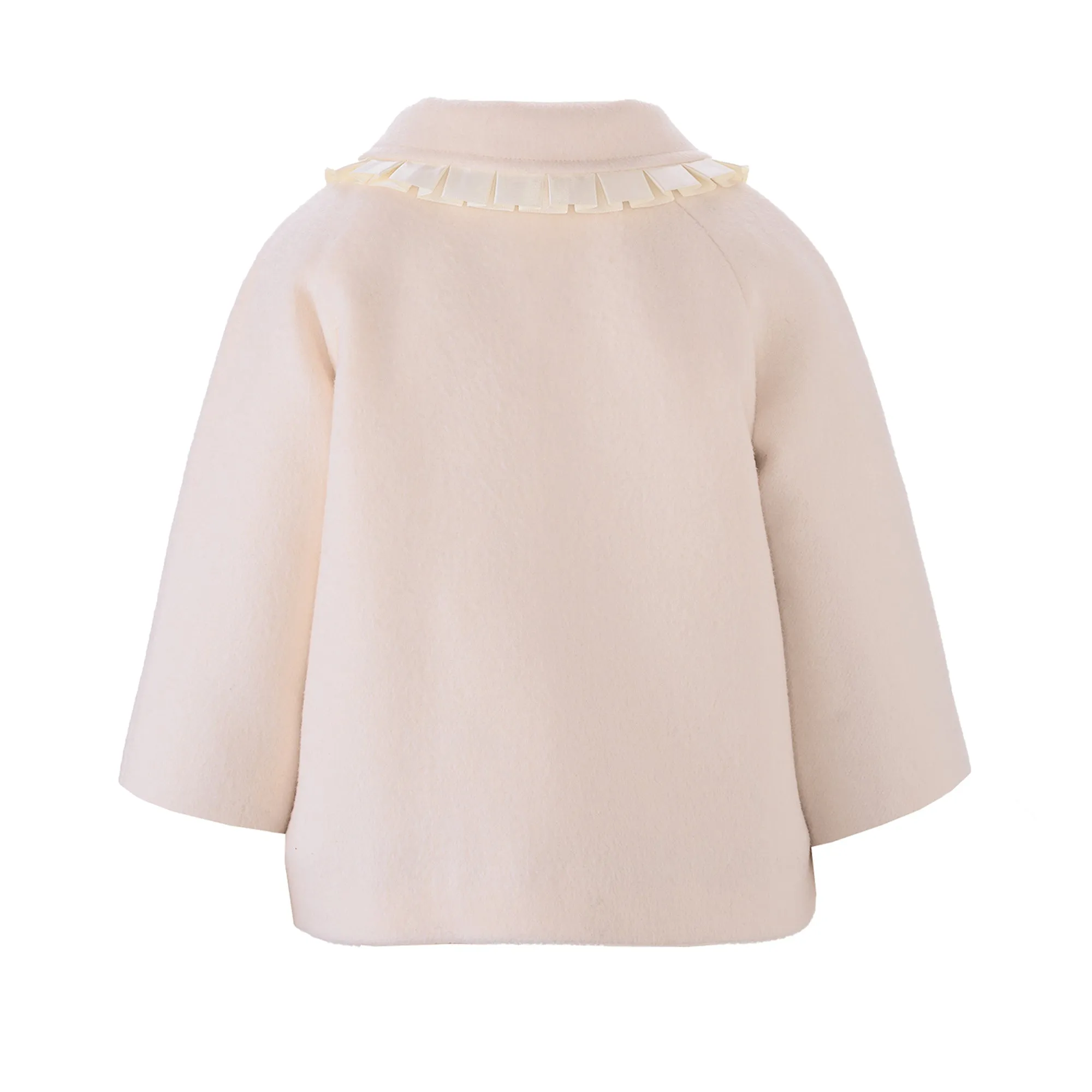 Ivory Ribbon Trim Matinee Jacket