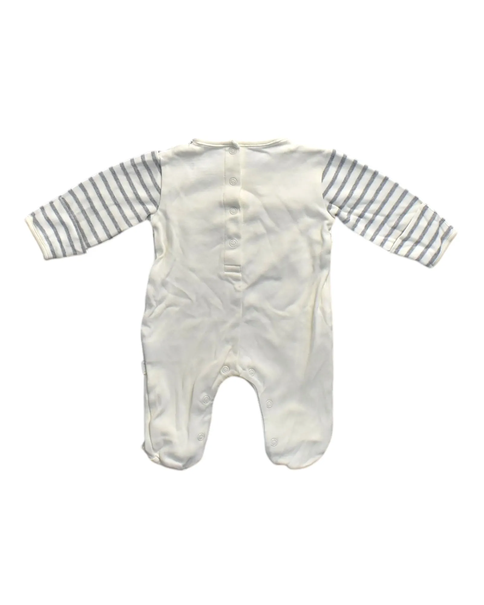 Jojo Maman Bébé Panda Long Sleeve Romper 0-3M