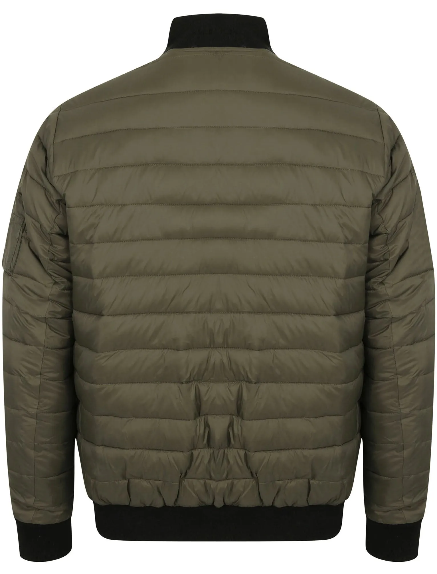 Joliffe Quilted Bomber Jacket in Amazon Khaki - Dissident