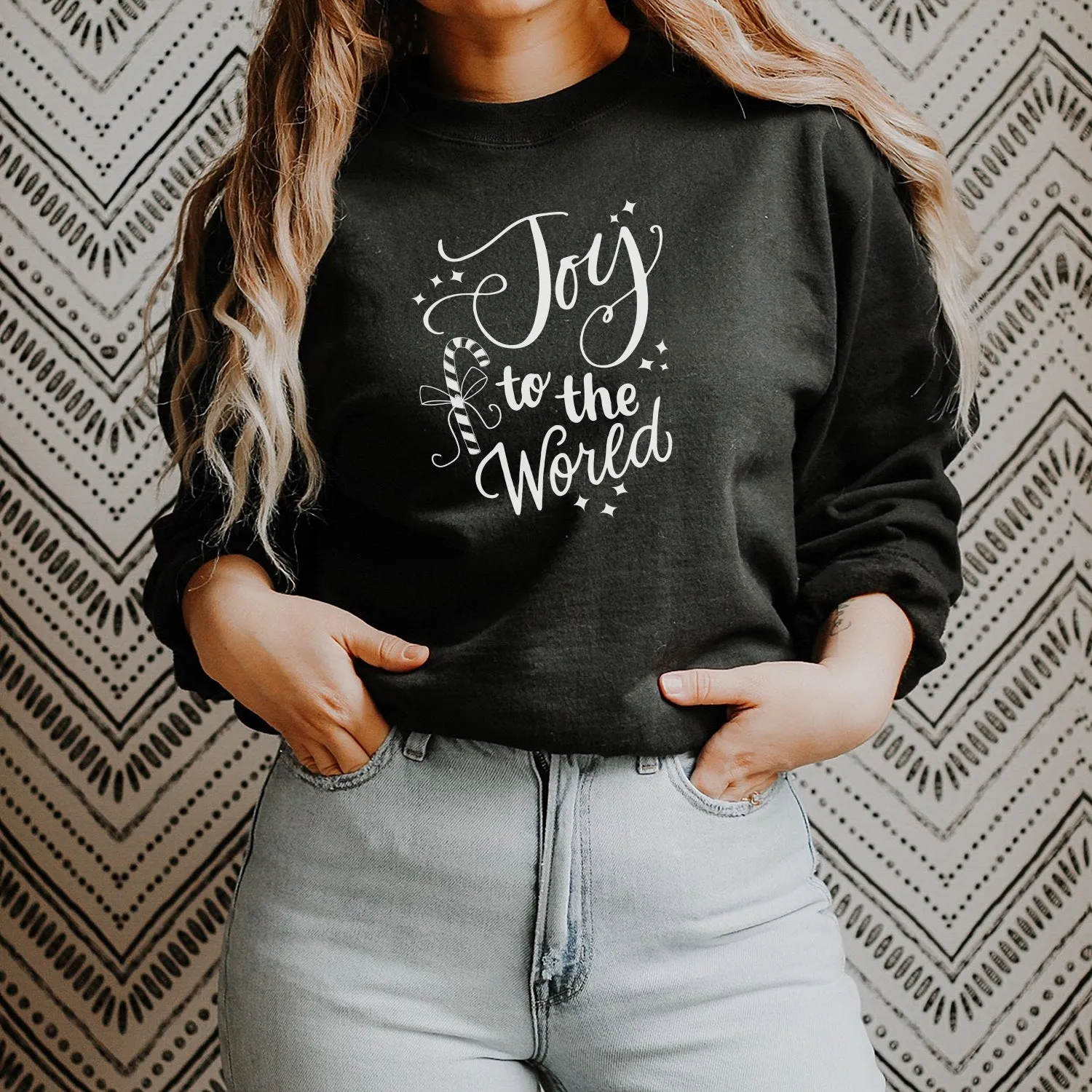 Joy to the World Christmas Unisex Sweatshirt