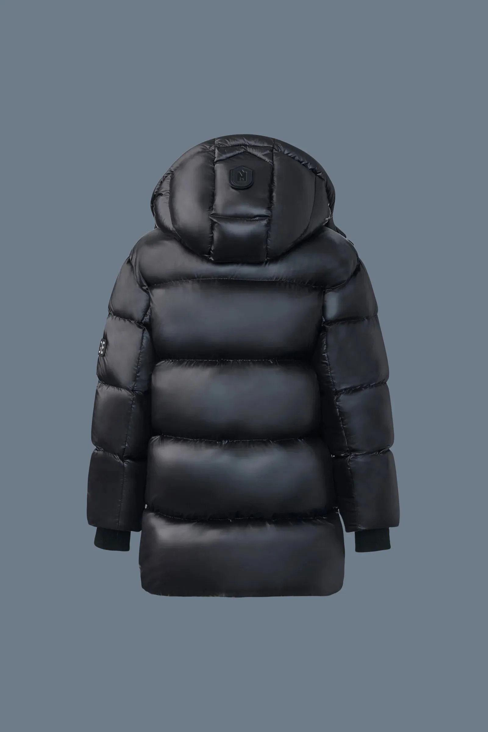 Kennie-Tlus Boys Hooded Down Jacket (Black) - MP0015920001BLK