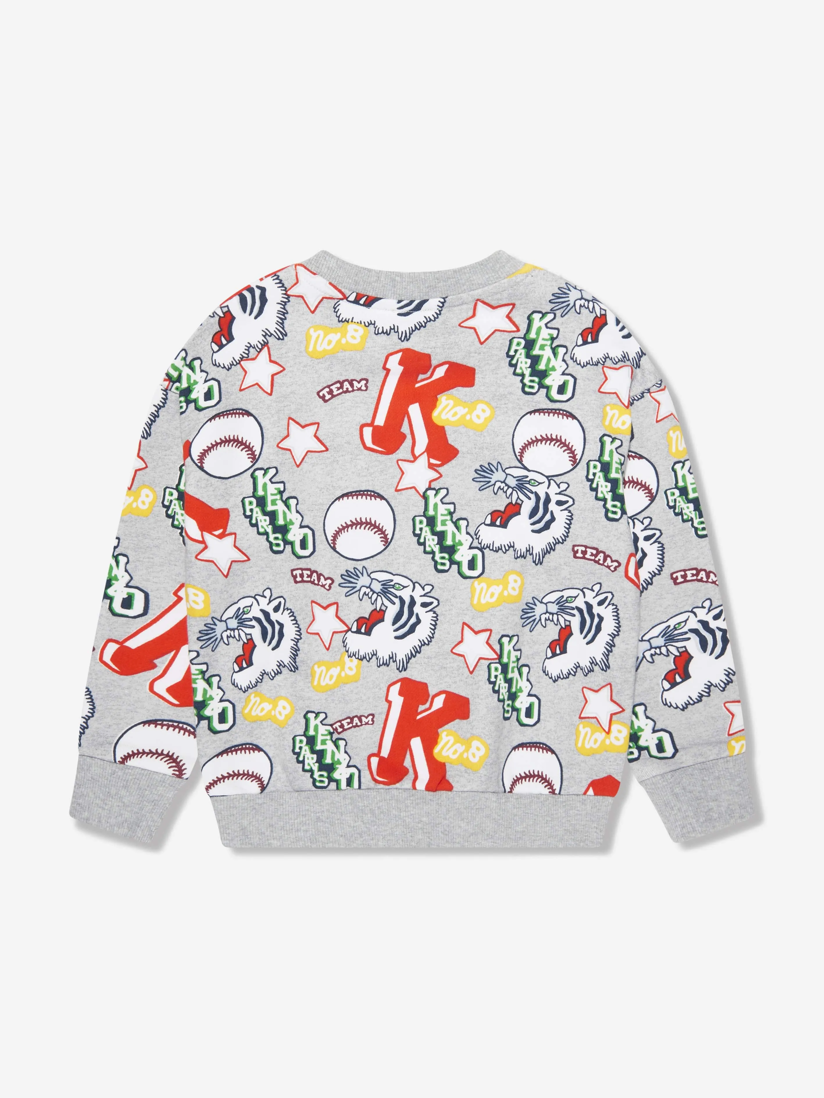 KENZO Boys Kenzo Club Sweatshirt in Grey