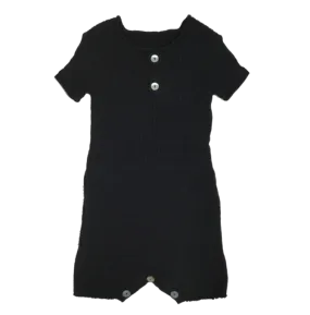 Kipp Black Knit Romper