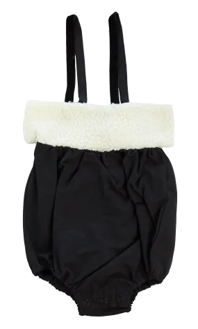 KIPP BLACK SHERPA ROMPER