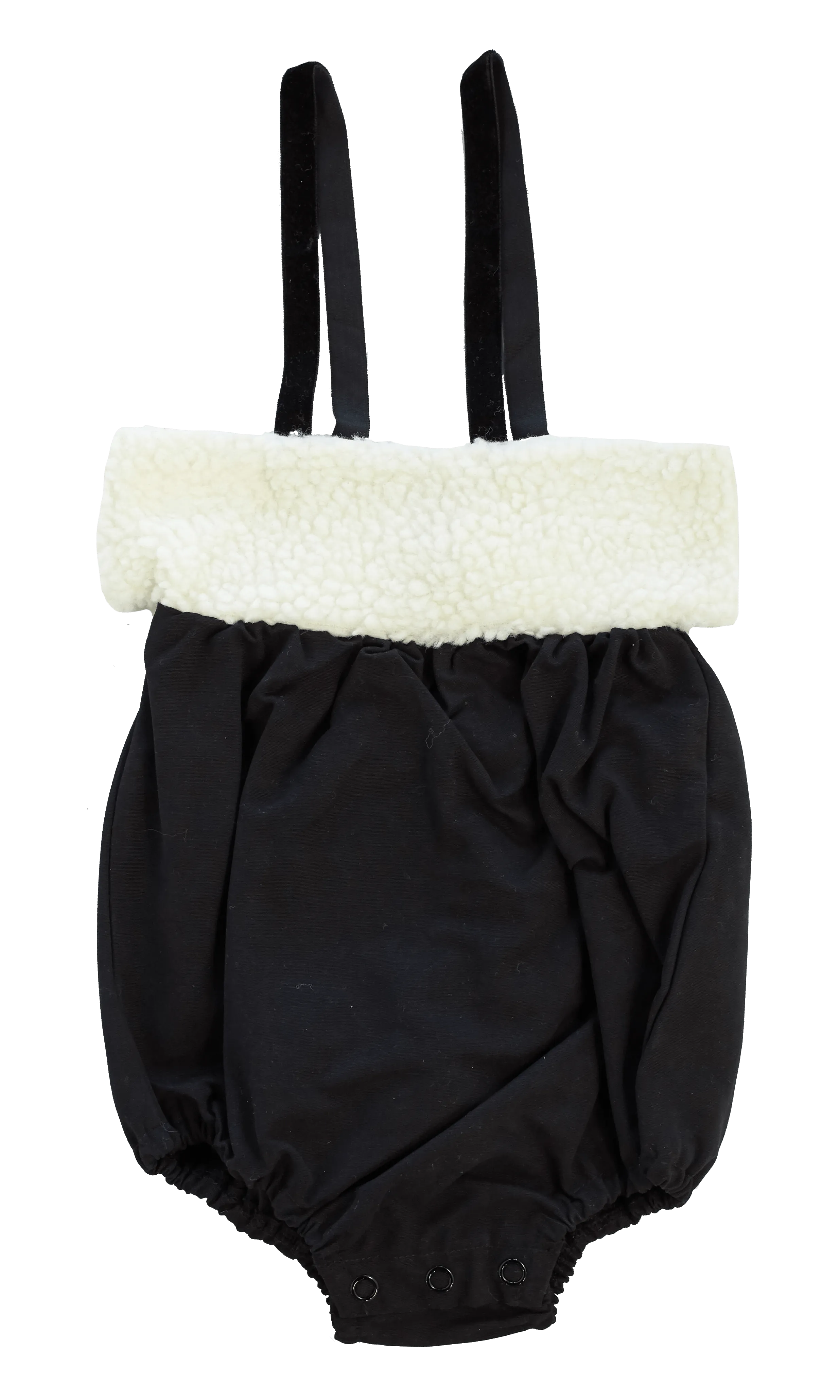 KIPP BLACK SHERPA ROMPER