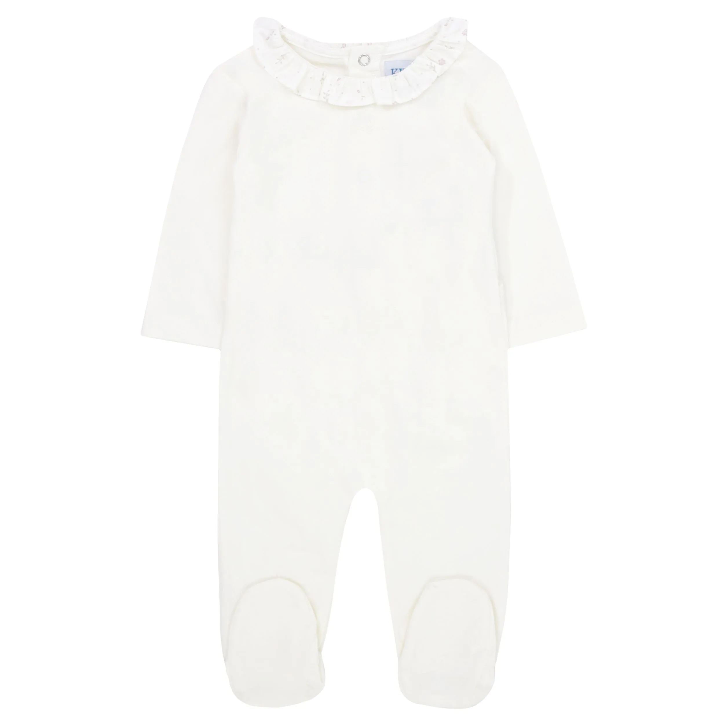 Kipp White Bud Ruffle Romper