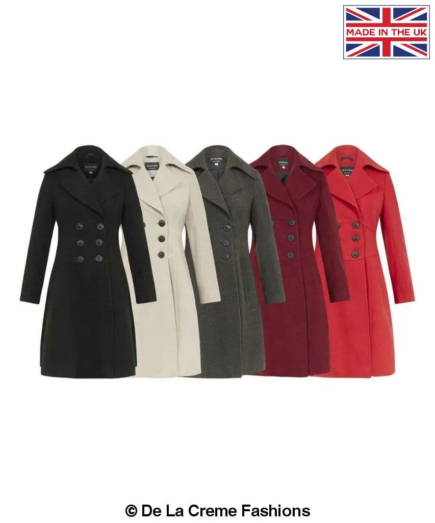 Kirsty Slim Fit A-Line Coat