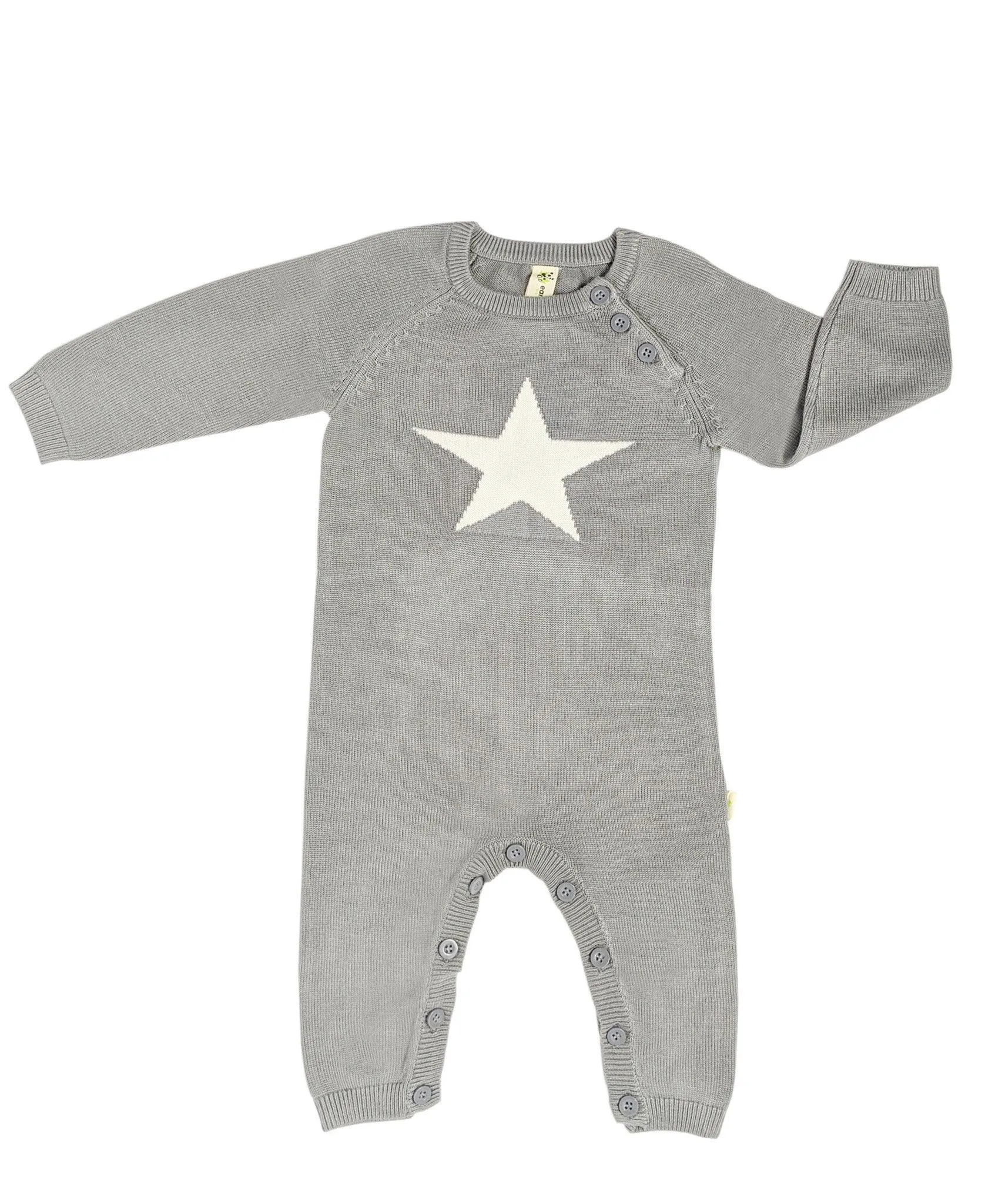 Knit Bamboo Star Rompers