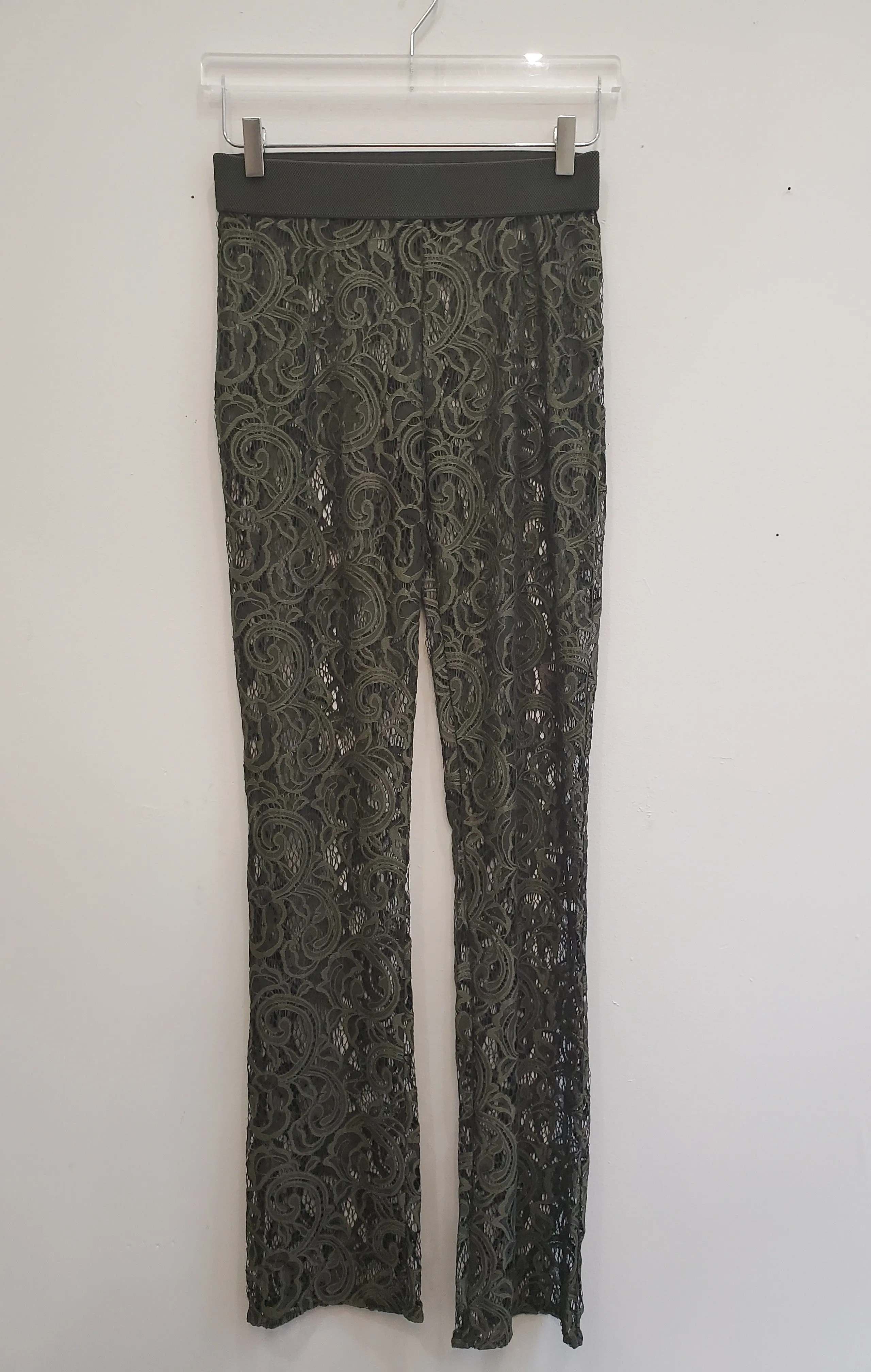 Lace Pants - Olive