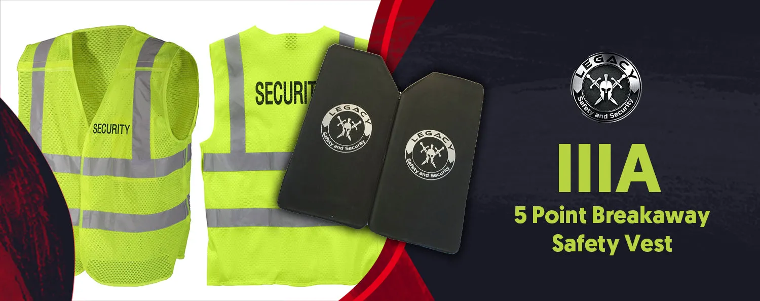 Legacy Safety Security IIIA 5 Point Breakaway Safety Vest