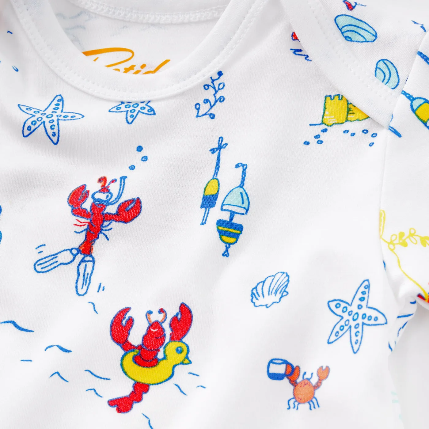 Lobsters on Vacation Baby Romper