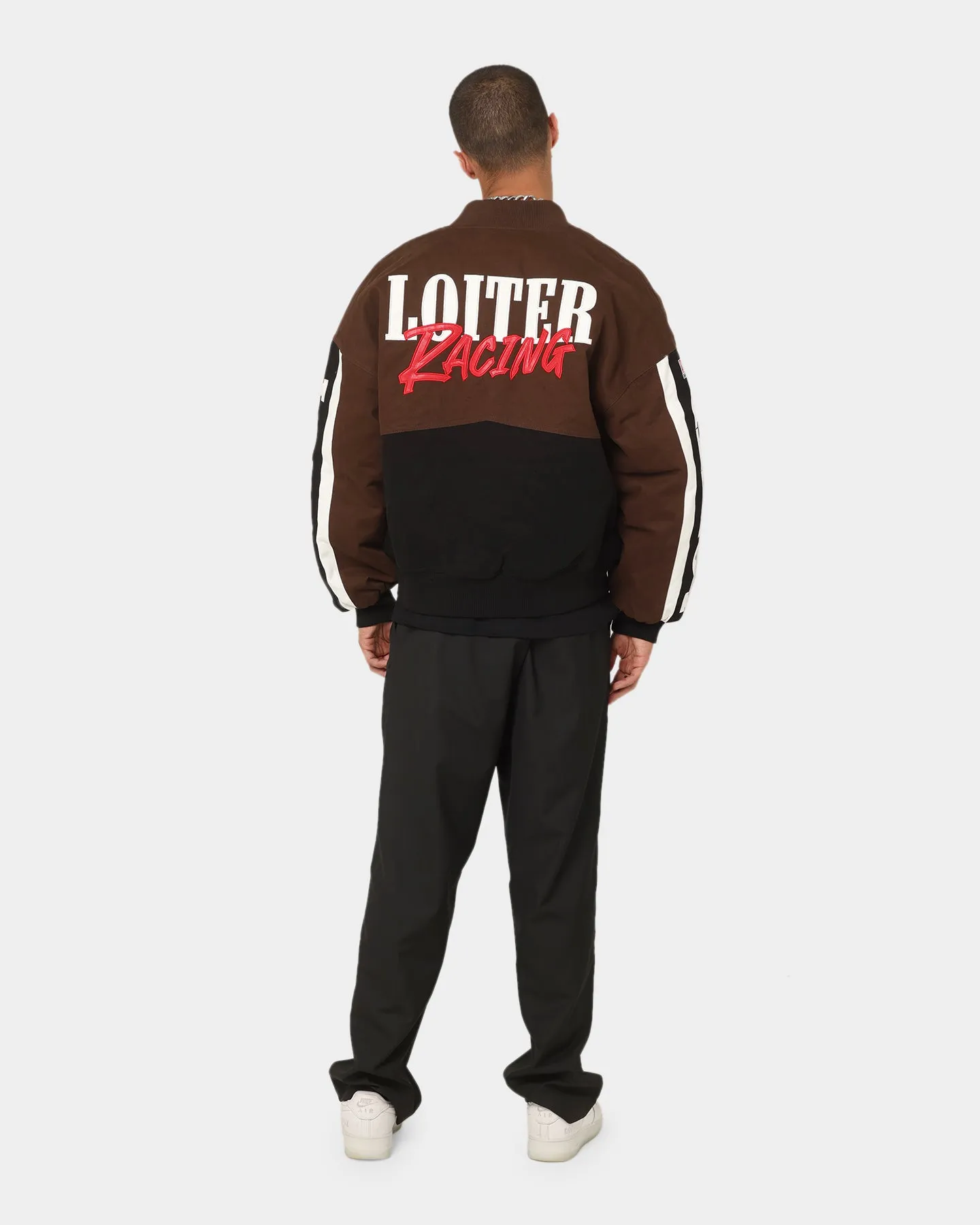 Loiter Motor Sport Jacket Brown