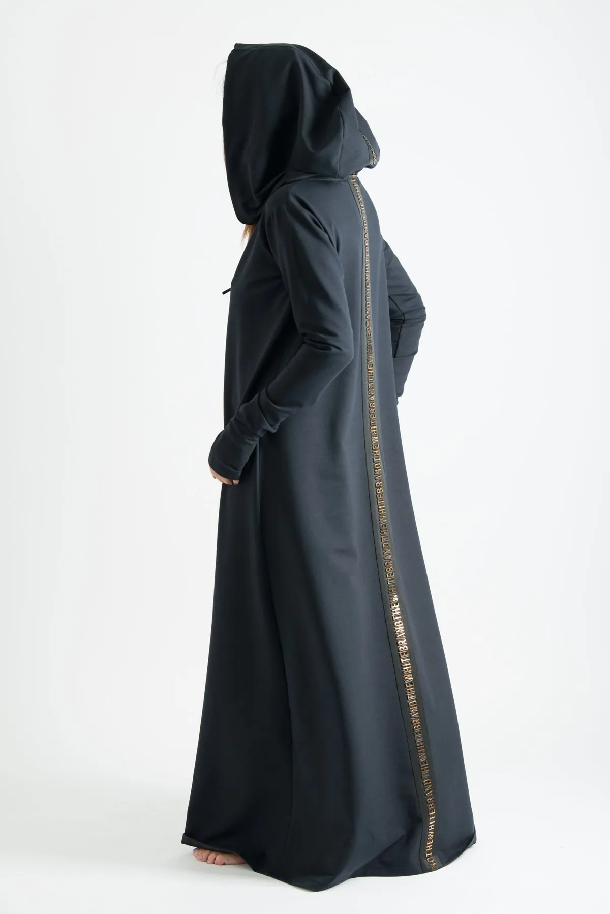 Long Hooded Trendy Dress TINA