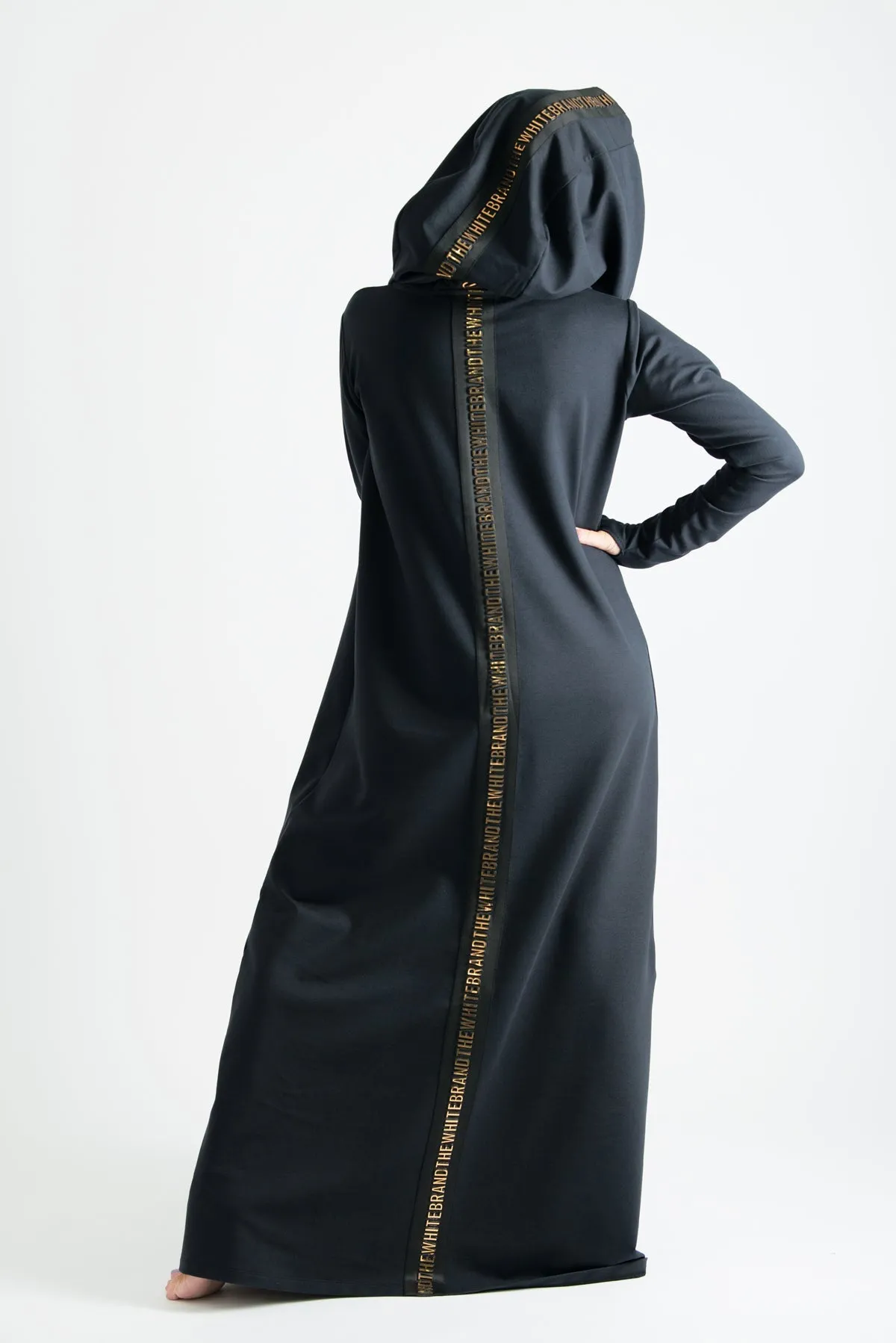 Long Hooded Trendy Dress TINA