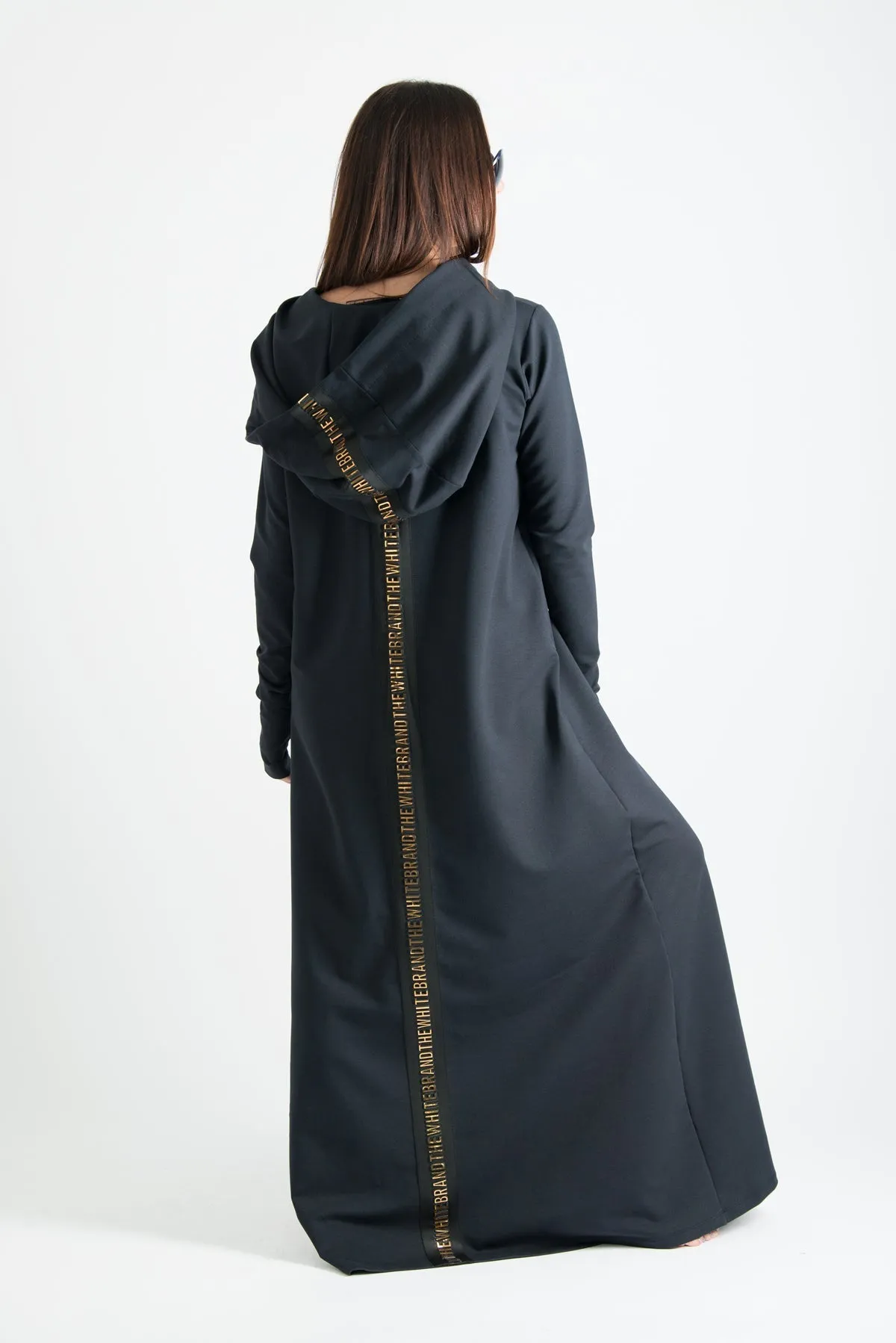 Long Hooded Trendy Dress TINA