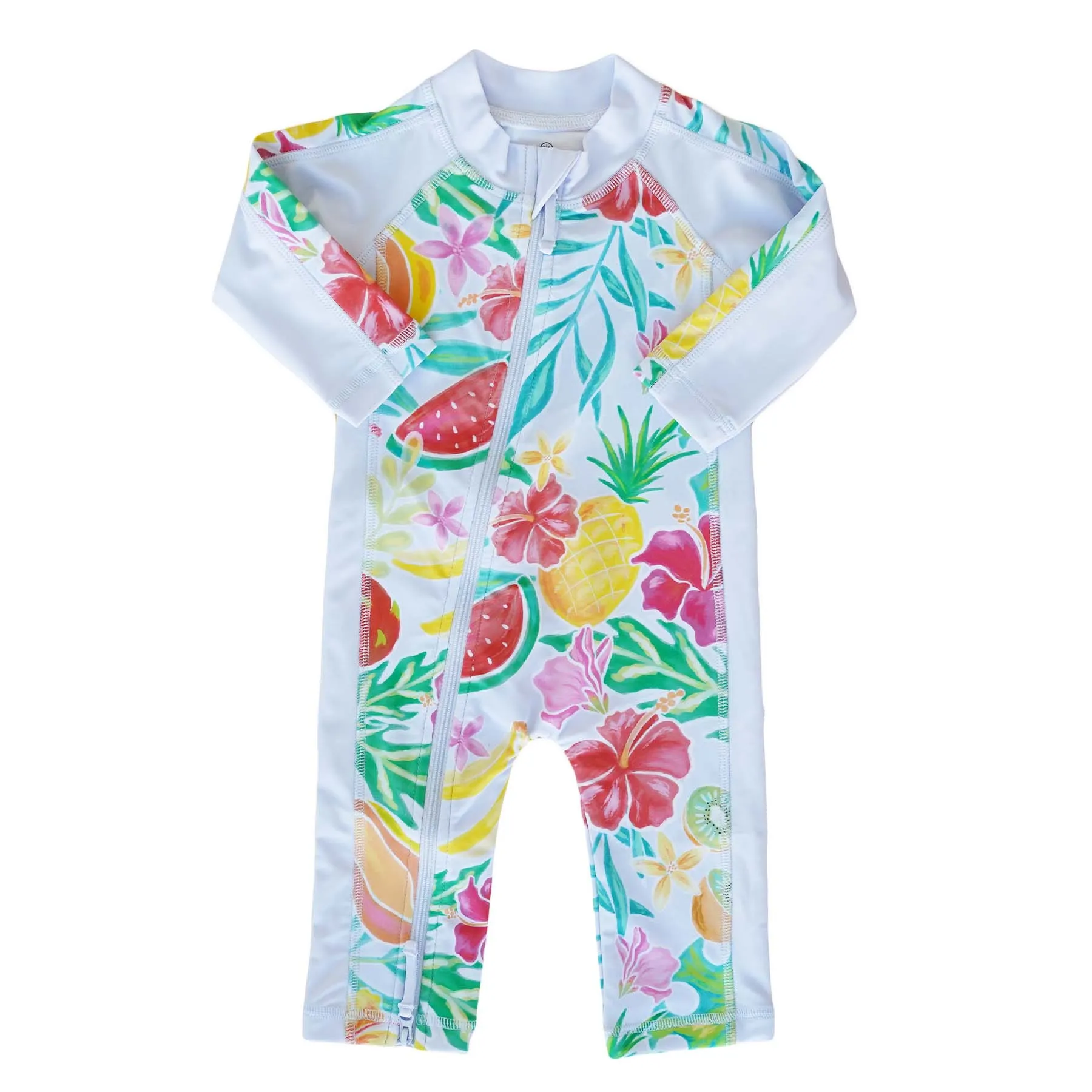 Long Sleeve Rash Guard Swim Romper Full Length | All Prints