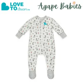 Love To Dream L/S Enclosed Foot Romper Original Bunny