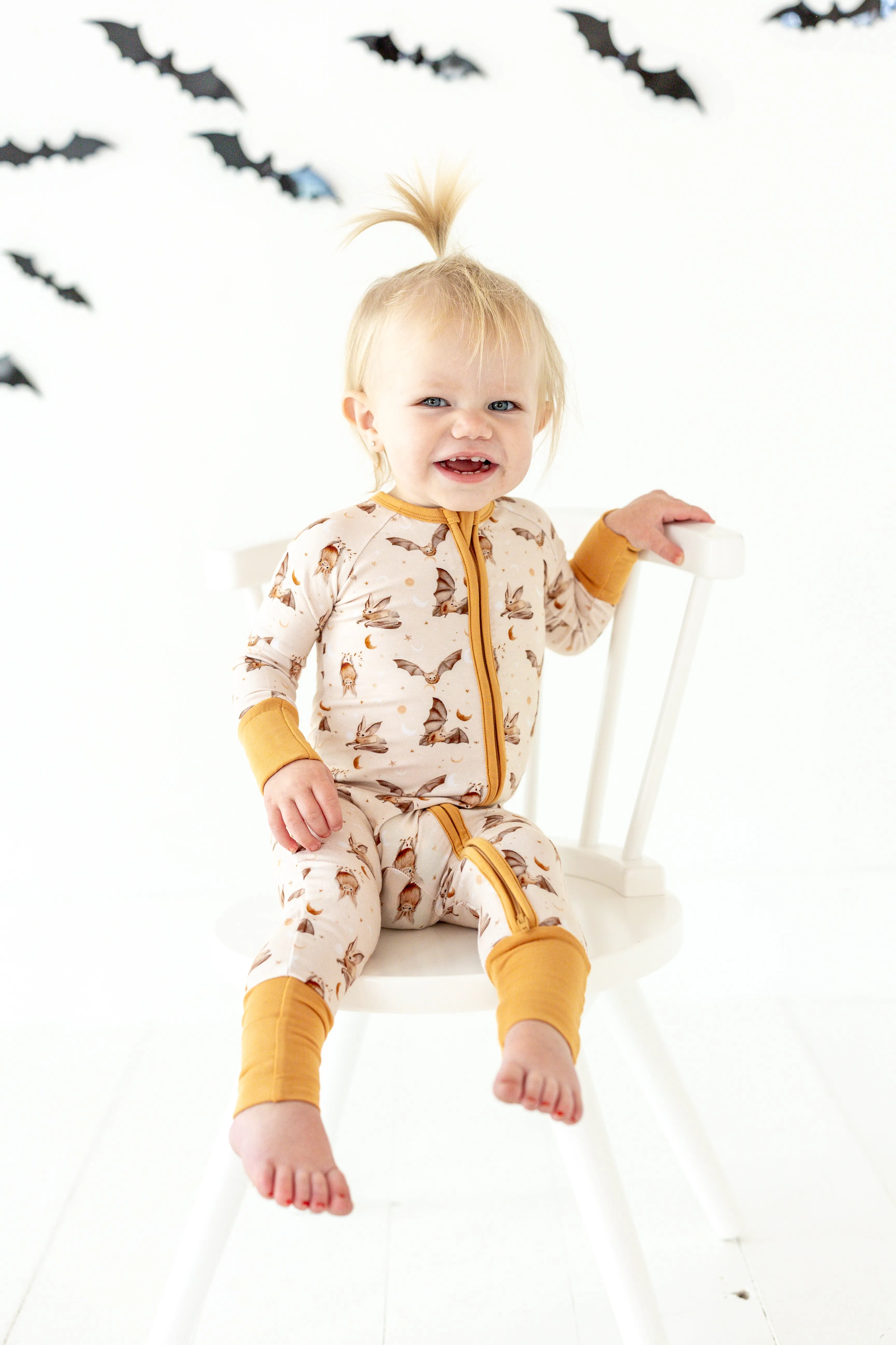 Lunar Bats Zip Romper (FINAL SALE)