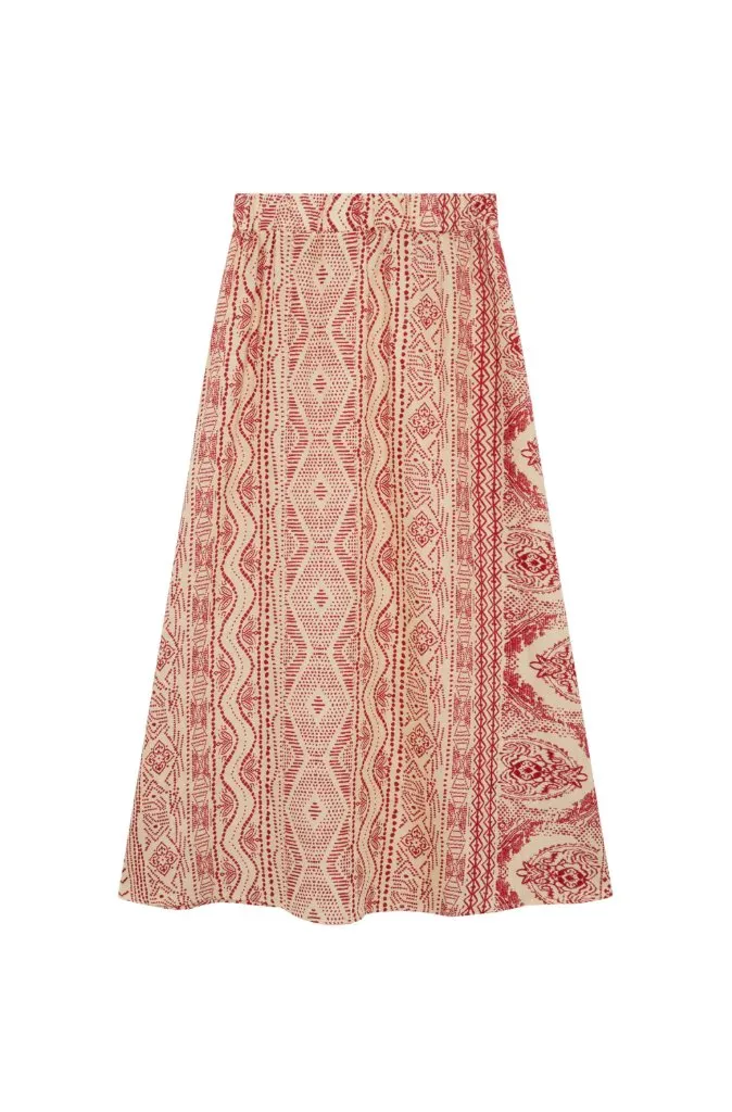 Maison Hotel Amaya Skirt in Red