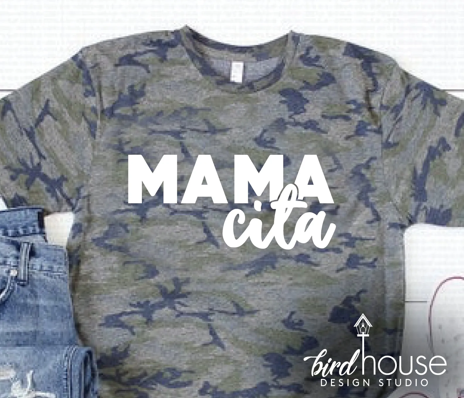 MAMAcita, Cute Mom Tshirt, Mom, Mama, Any Name any Color