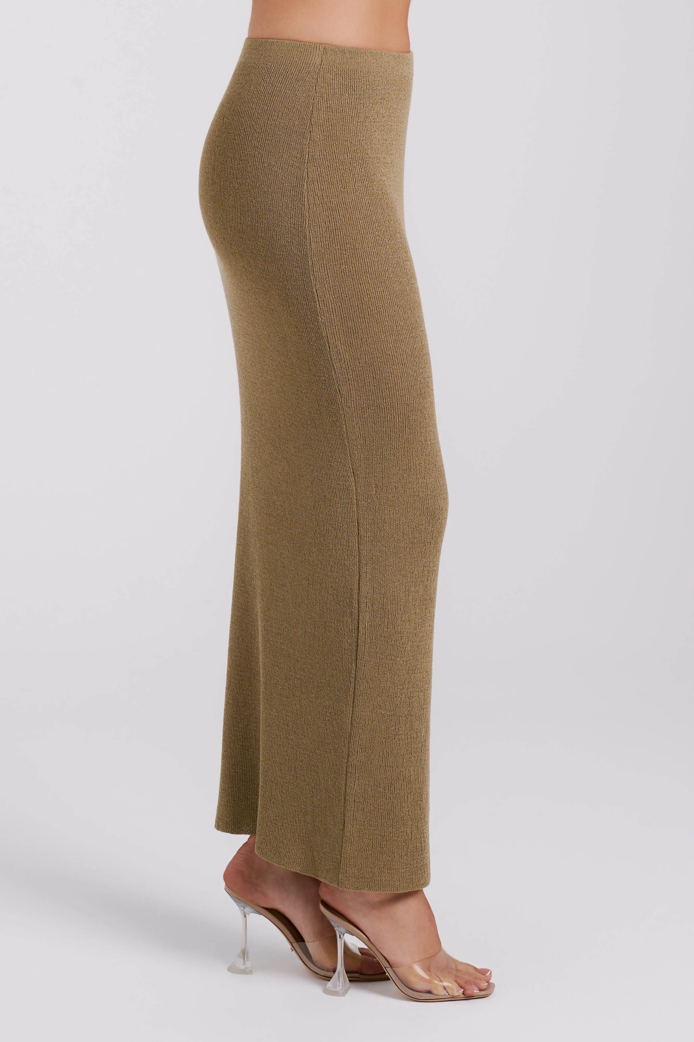 Maribelle Knit Maxi Skirt - Olive