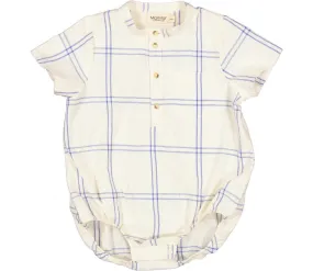 MARMAR BLUE CHECK RICO ROMPER