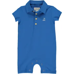 Me & Henry Royal Pique Polo Romper