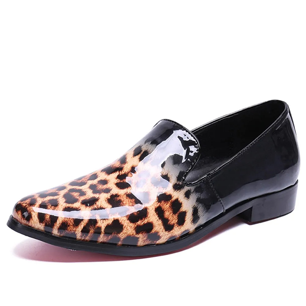 Men Slip On Two Tones Loafer Shoes