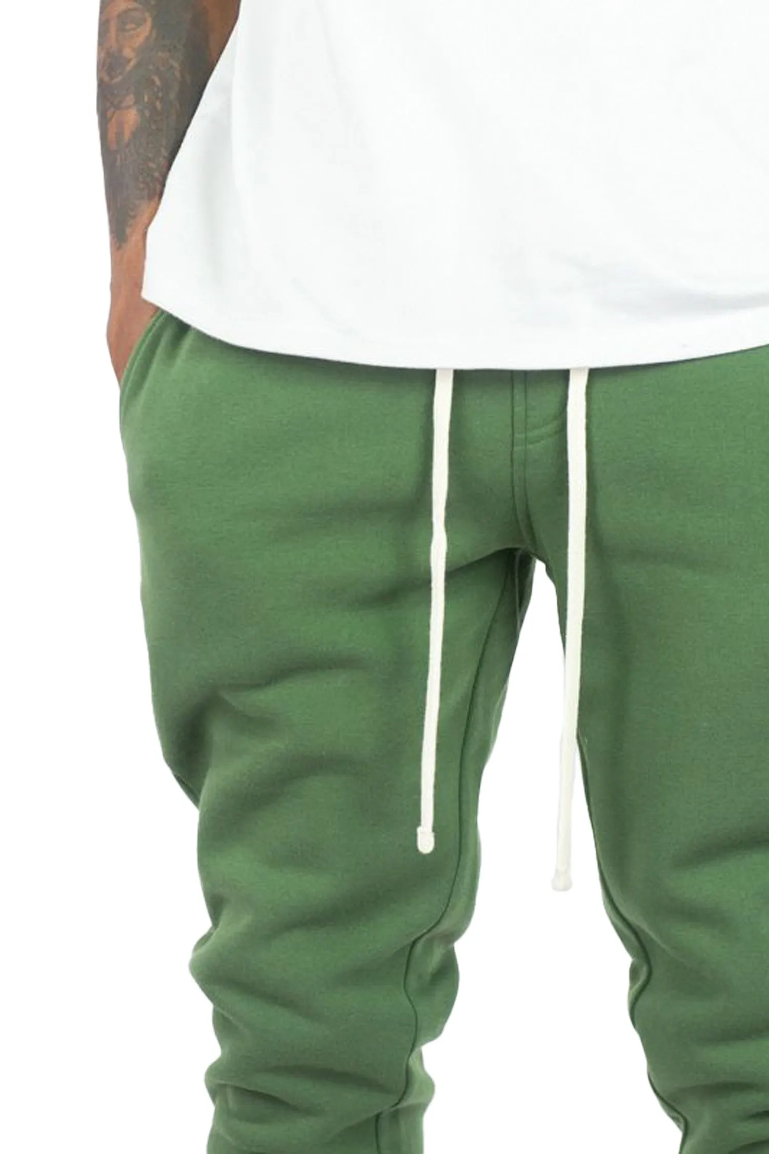 Men's Fleece Stacked Fit Sweat Pants (New Colorways)