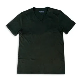 Men's Olive T Shirt V Neck | Nimble Basics