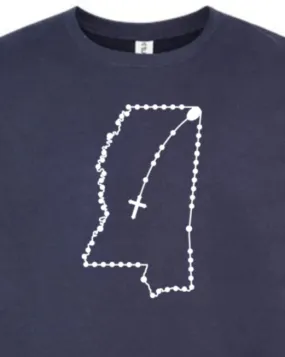 Mississippi Catholic Rosary Crewneck Sweatshirt