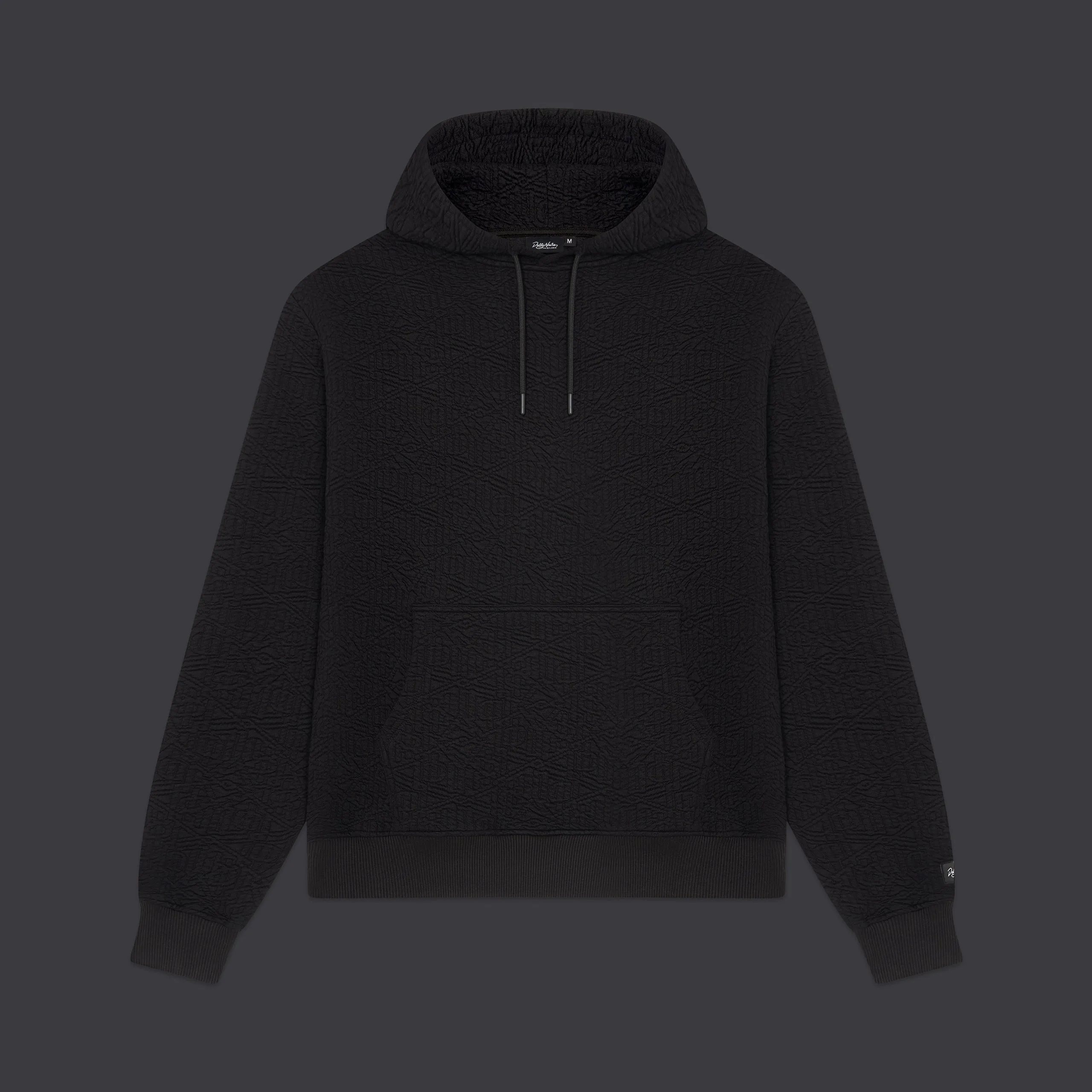 Monogram Interlock Hoodie Black