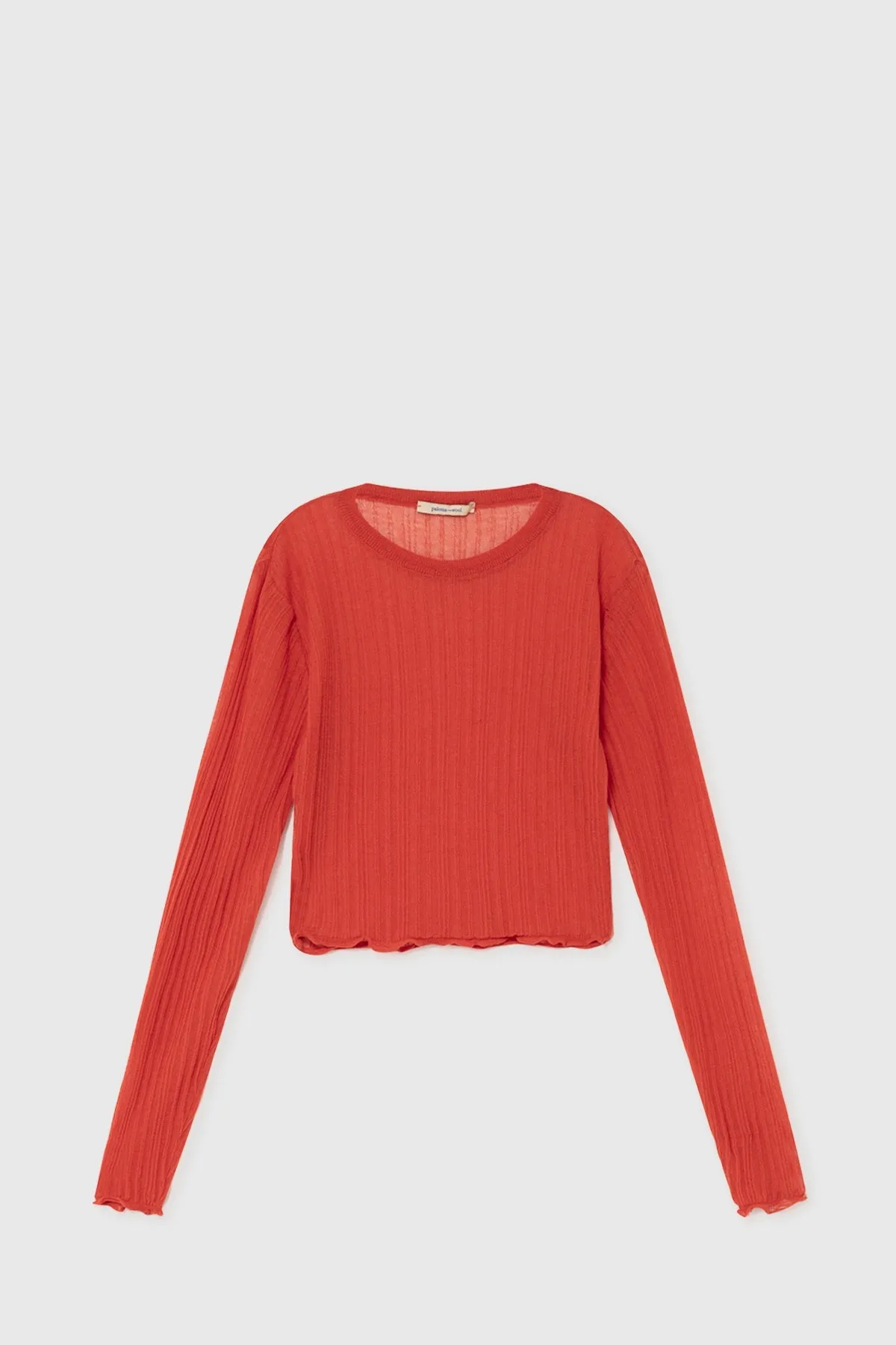 Neng Long Sleeve Top - Red