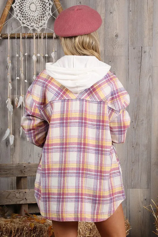 Ninexis Flannel Texture Shacket