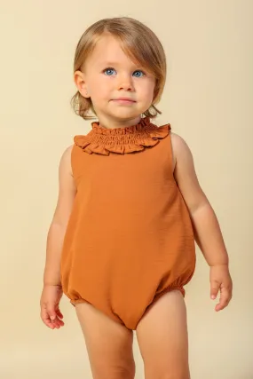 NUECES BAOBAB LUGGAGE CREPE ROMPER