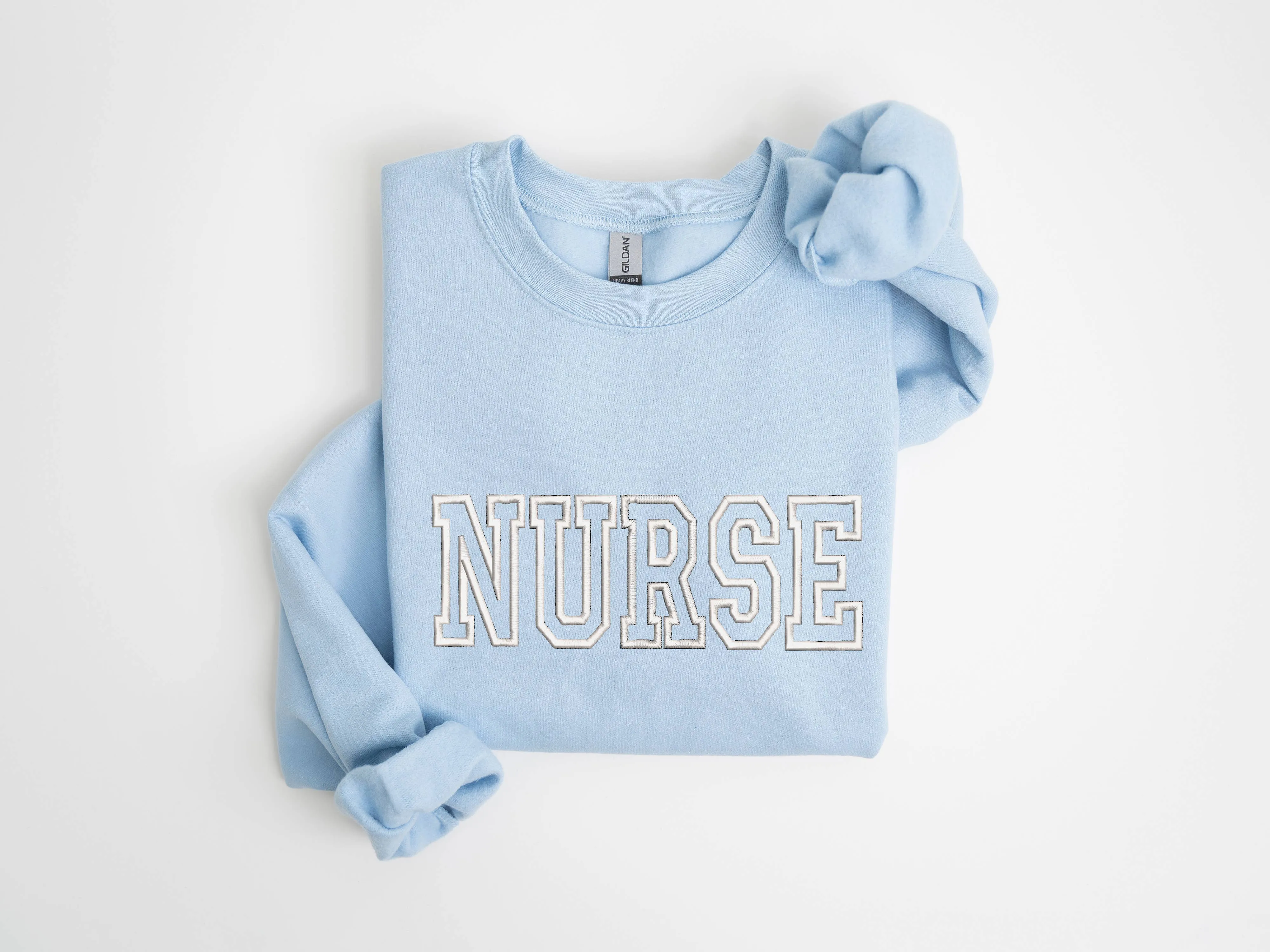 Nurse Embroidered Sweatshirt, Nursing Sweatshirt