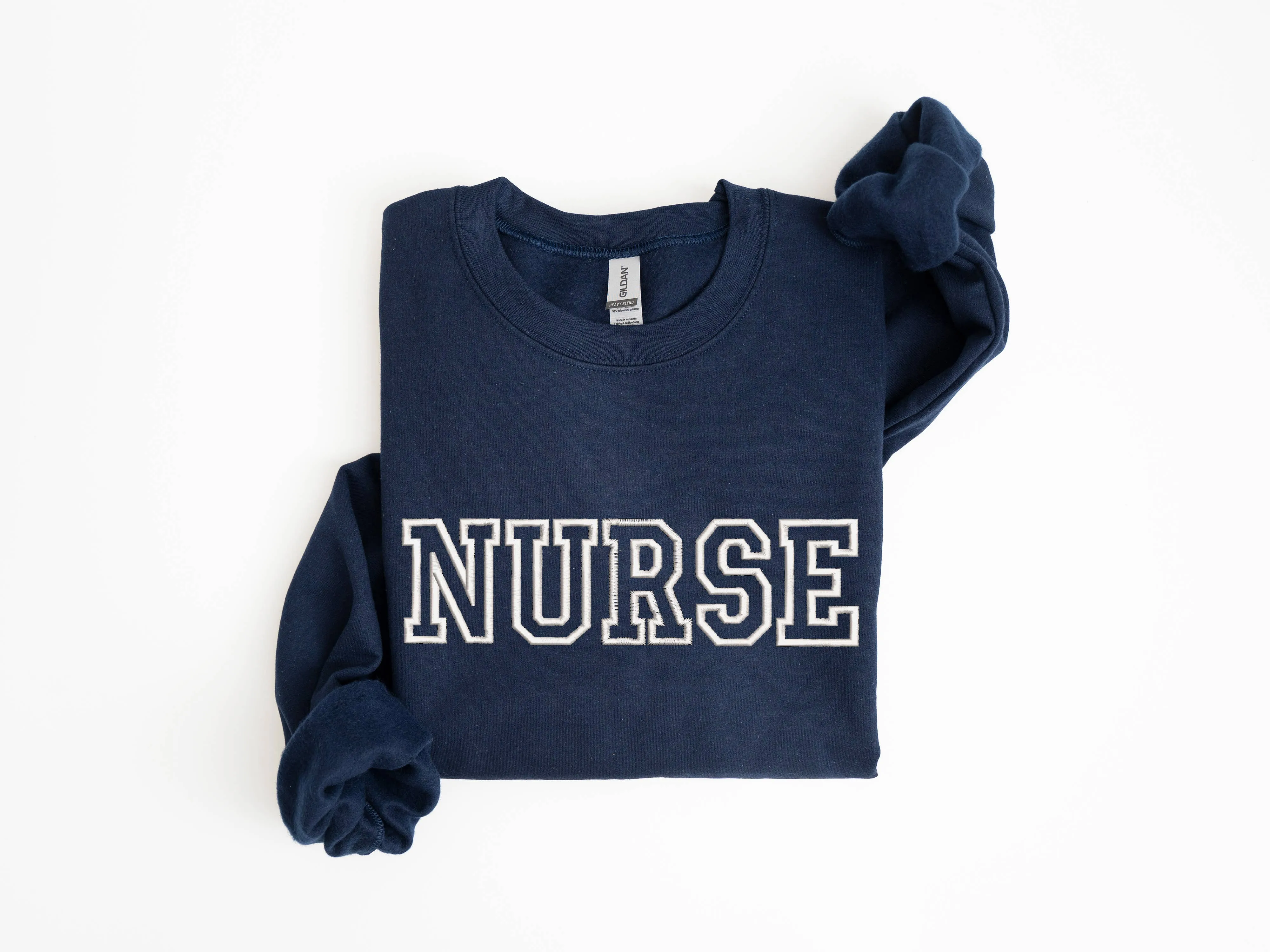 Nurse Embroidered Sweatshirt, Nursing Sweatshirt