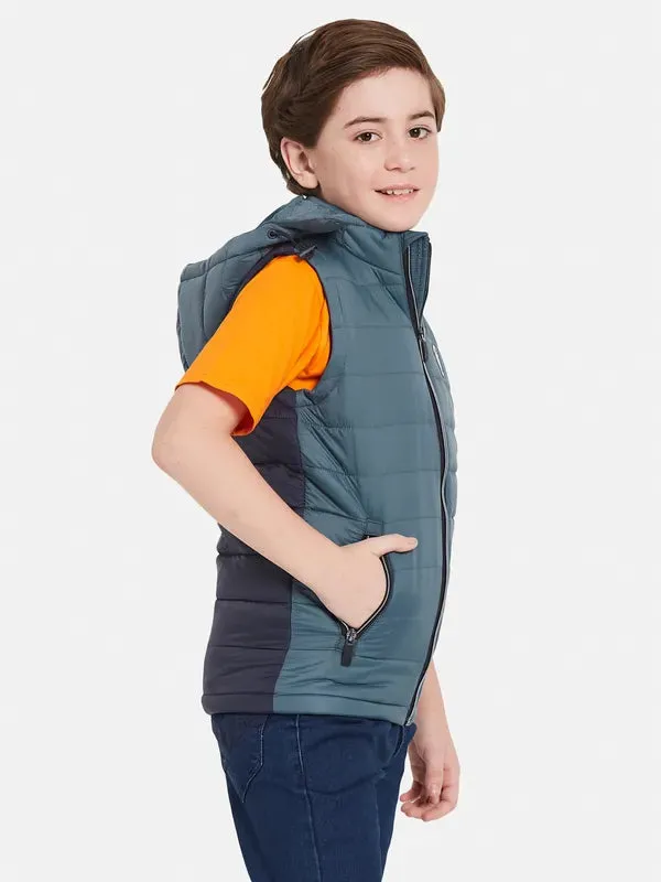 Octave Boys Hooded Quilted Jacket