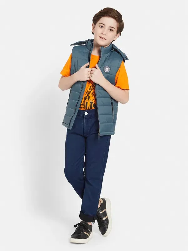 Octave Boys Hooded Quilted Jacket