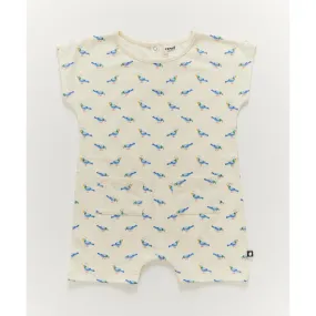 Oeuf Square Romper Gardenia/Pigeon