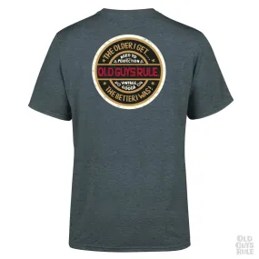 Old Guys Rule - 'Natural Traction' T-shirt - Dark heather