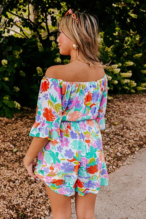 Paradise Found Floral Romper