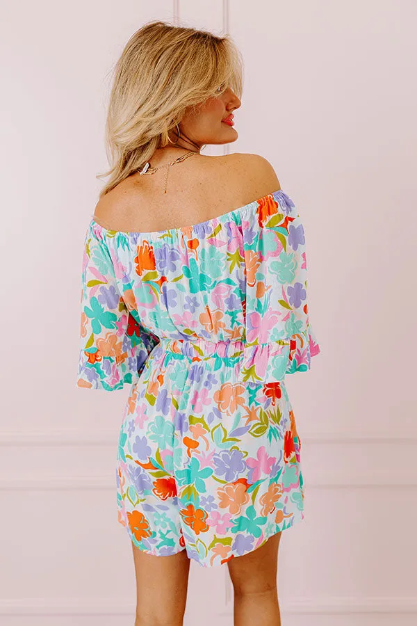 Paradise Found Floral Romper