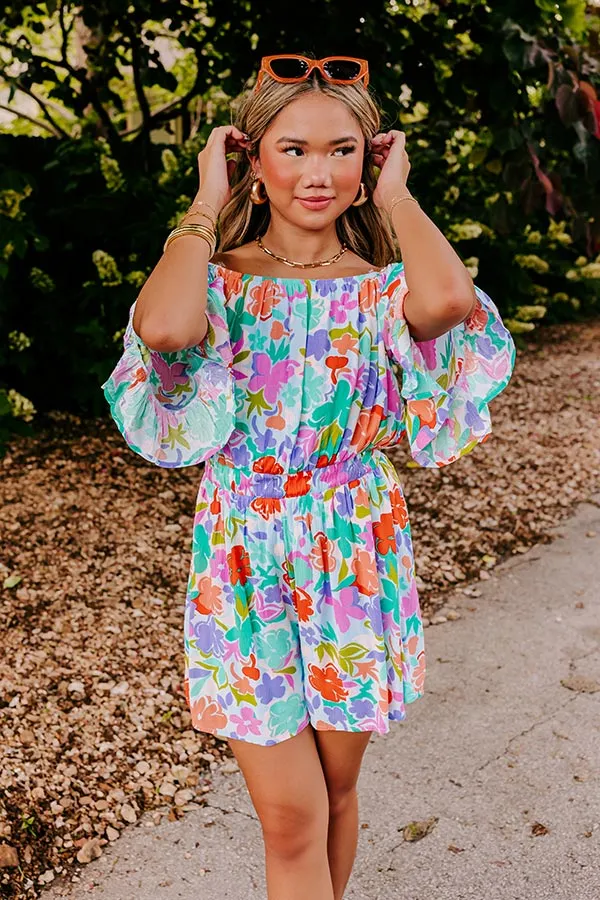 Paradise Found Floral Romper