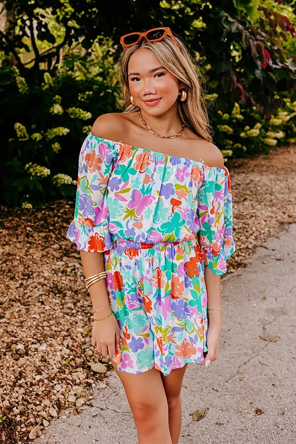 Paradise Found Floral Romper