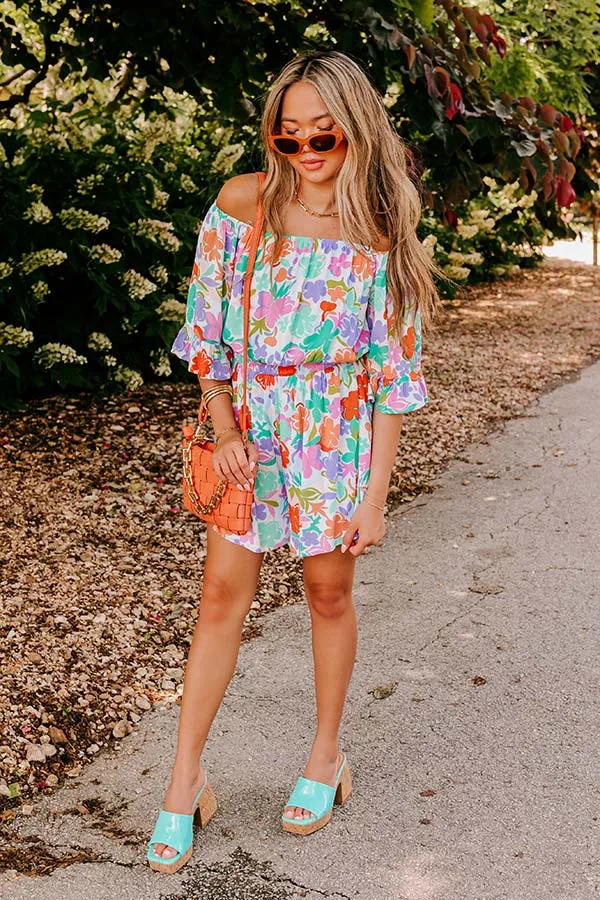 Paradise Found Floral Romper