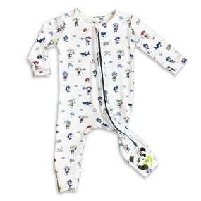 Pirate Bamboo Convertible Footie