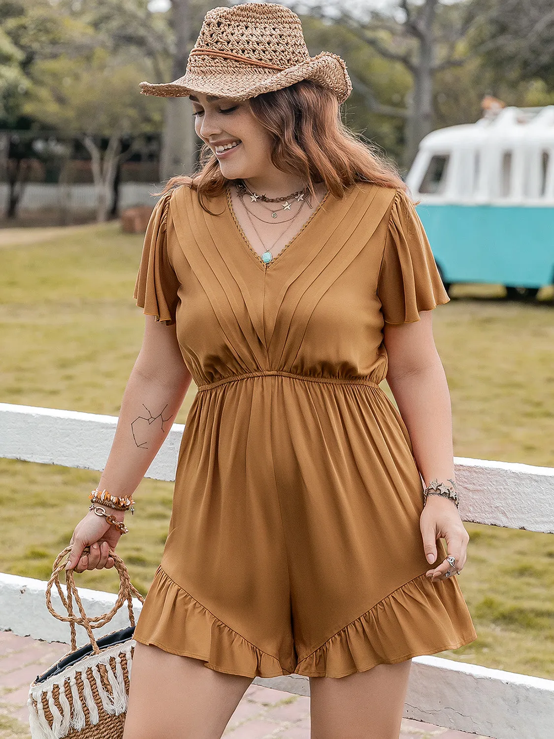 Plus Size Romper